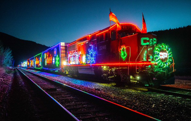 El tren navideño de CP regresa a Canadá esta temporada con 168 shows en  vivo totalmente gratuitos 
